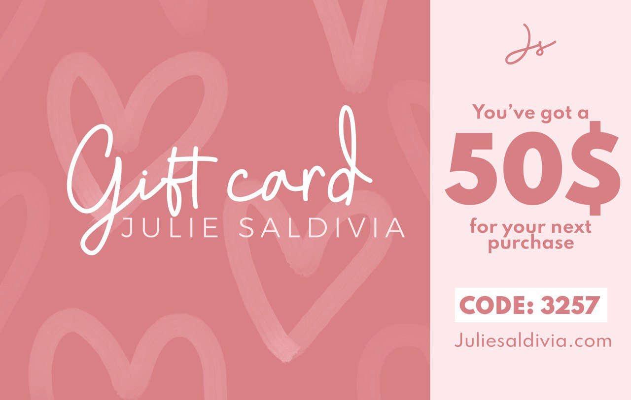 Online jewelry gift card by Julie Saldivia – instant email delivery