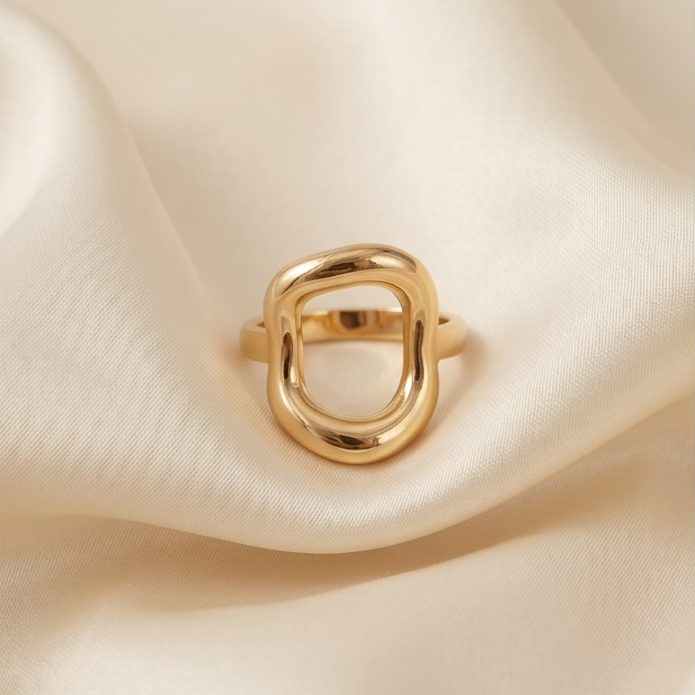 Abstract Gold Open Ring | Julie Saldivia
