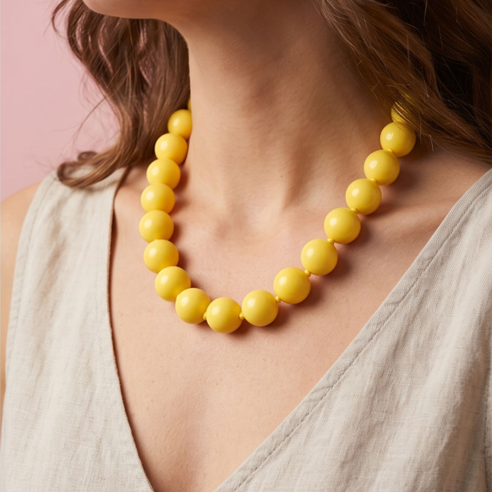 Candy Bead Necklace | Colorful Statement Beaded Necklace | Julie