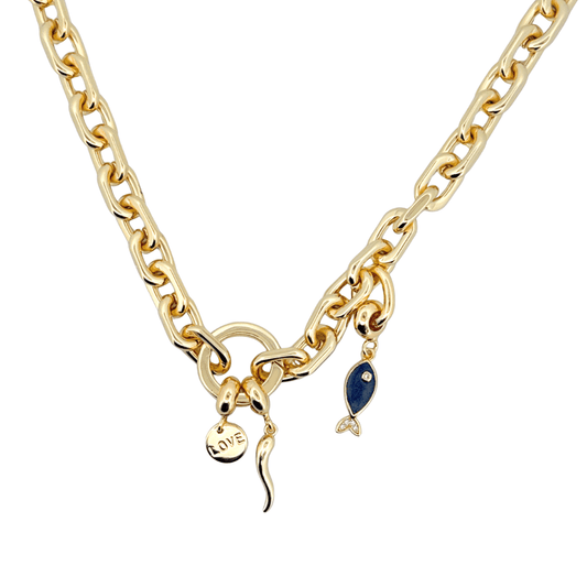 Lucky Charms Gold Chain Necklace