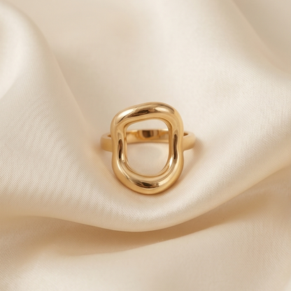 Abstract Gold Open Ring | Julie Saldivia