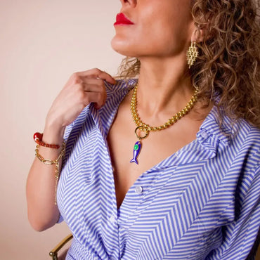 Bold Bar Gold Statement Earrings