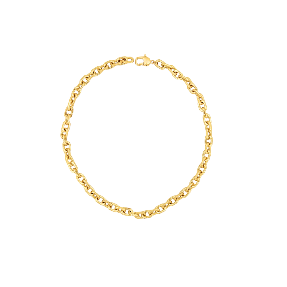 Élan Link Signature Necklace – 18K Gold Plated, 18"