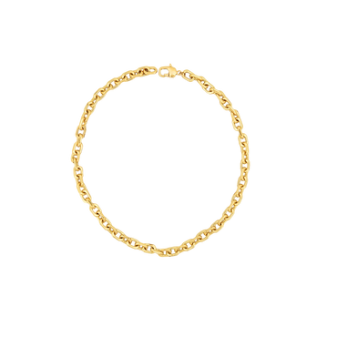 Élan Link Signature Necklace – 18K Gold Plated, 18"