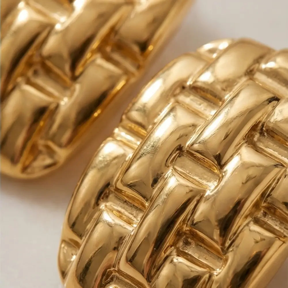 gold-chunky-textured-stud-earrings-detail-julie-saldivia